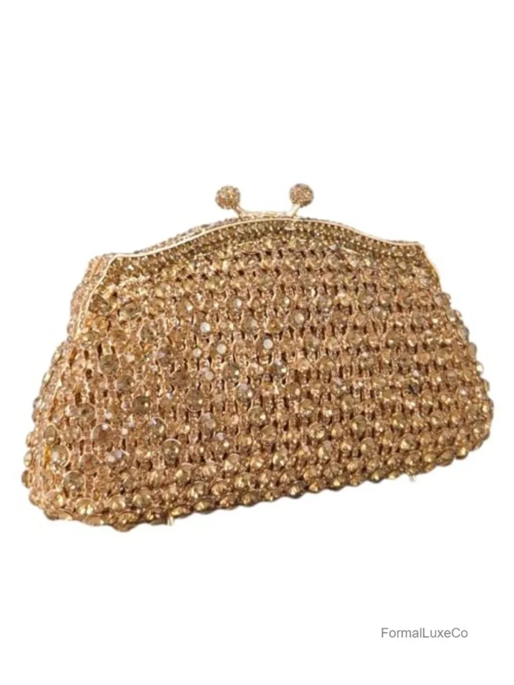Crystal Evening Minaudiere Bag Rhinestone Clutch Bridal Wedding Party Purse
